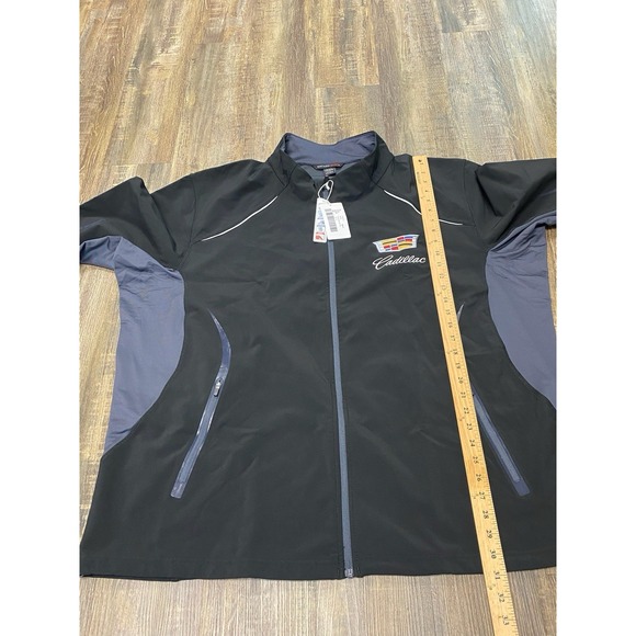 North End Sport Mens Embroidered Cadillac Logo 3XL Black Zip Close Jacket NWT - Picture 15 of 16